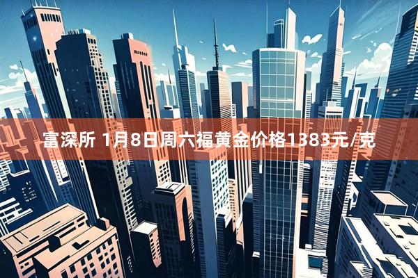富深所 1月8日周六福黄金价格1383元/克